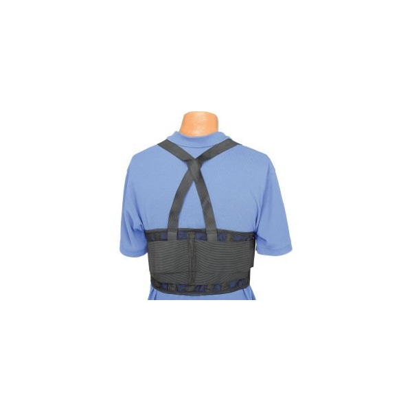 Pyramex Standard Back Support Belt, Adjustable Suspenders, Medium, 32-38" Waist Size - BBS100M