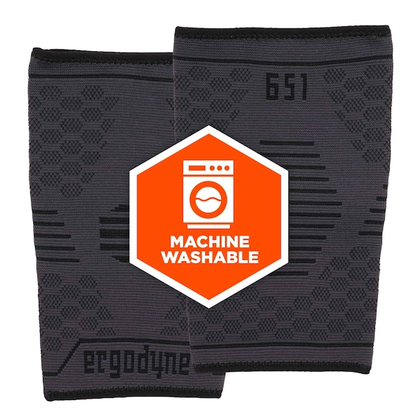 Ergodyne Elbow Compression Sleeve, Black, S - 651