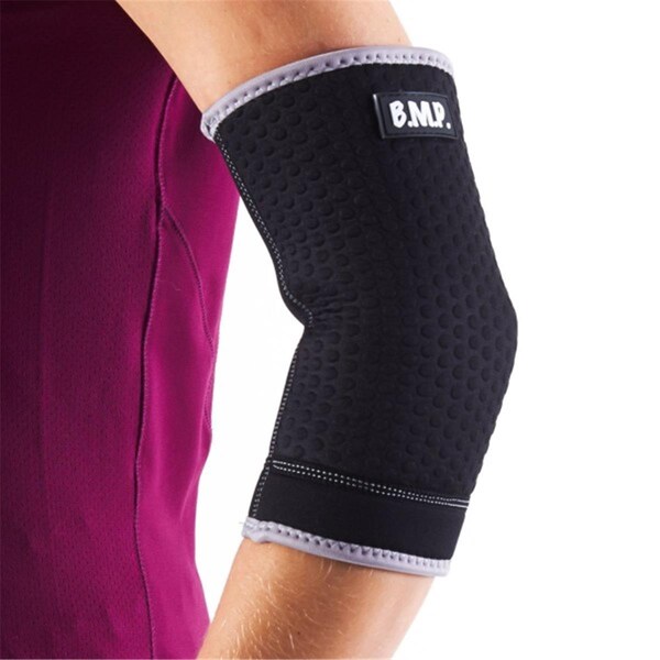 Black Mountain Products Extra Thick Warming Black Elbow Brace- Medium - ELBOW BRACE BLACK M