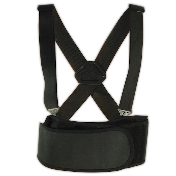 Ok-1 By Occunomix OccuNomix OK1 Support Belt w Pad and Suspenders, L - OK-1000S-BLK-L