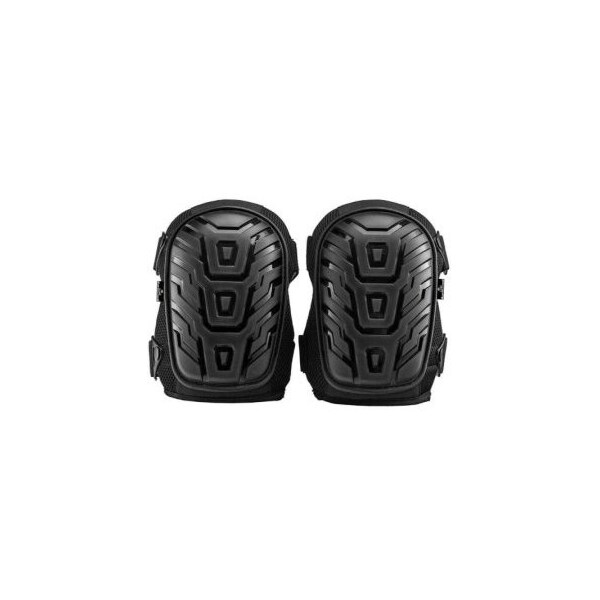 Northmon Safety Professional Work Knee Pads-Durable PVC Shell Cap-Heavy Duty Foam Padding & Comfortable Gel Cushion - NM-KP-100-BK