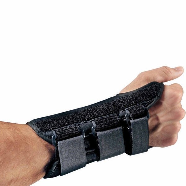 Procare Comfortform Wrist Brace Aluminum / Foam / Spandex / Plastic Right Hand Black X-Small - 79-87282