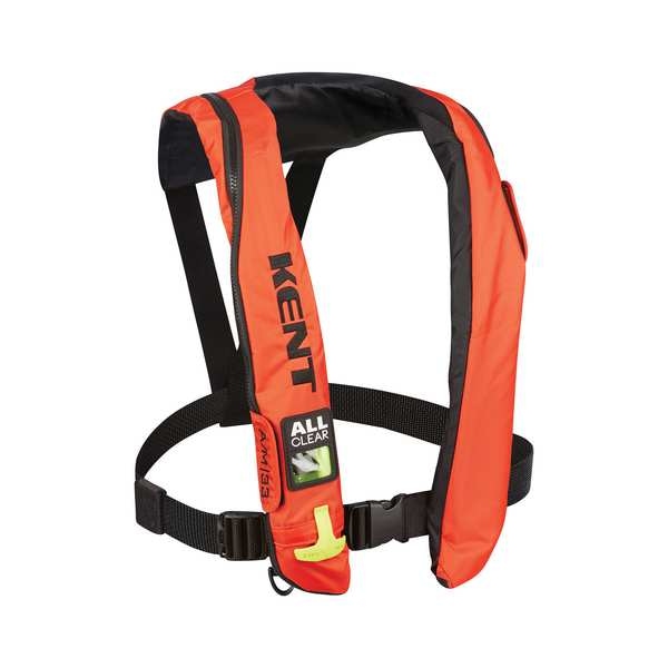 Kent Safety Life Jacket, Universal, 35lb, CO2, Orange - 132802-200-004-19