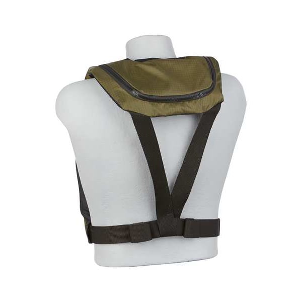 Kent Safety Life Jacket, Universal, 35lb, CO2, Green - 132802-400-004-19