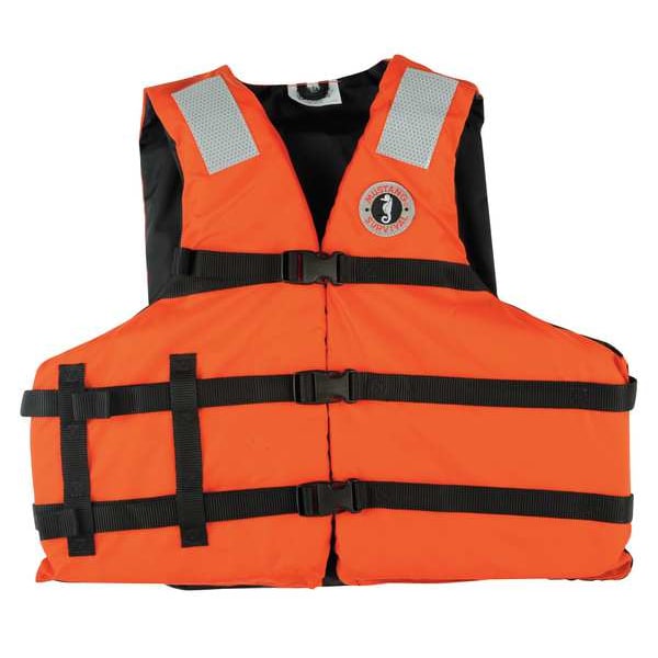 Mustang Survival Flotation Vest, Universal, Orng - MV3104T1-2-0-216