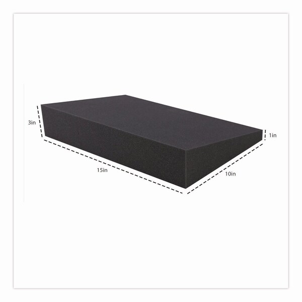 Core Products Stress Wedge, 15 x 10.25, Black - LTC5405