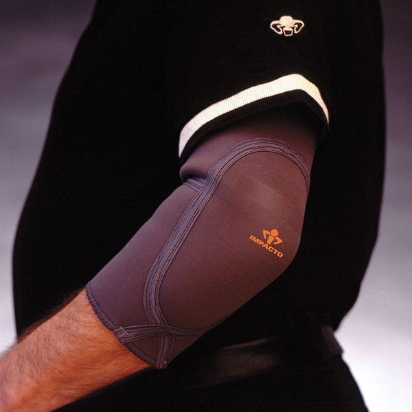 Impacto Elbow Sleeve, Layered Rubber, Black, XL - TS212XL