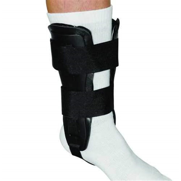 Blue Jay Universal Gel Ankle Support with Hard Exterior Shell, Black - BJ215100UN