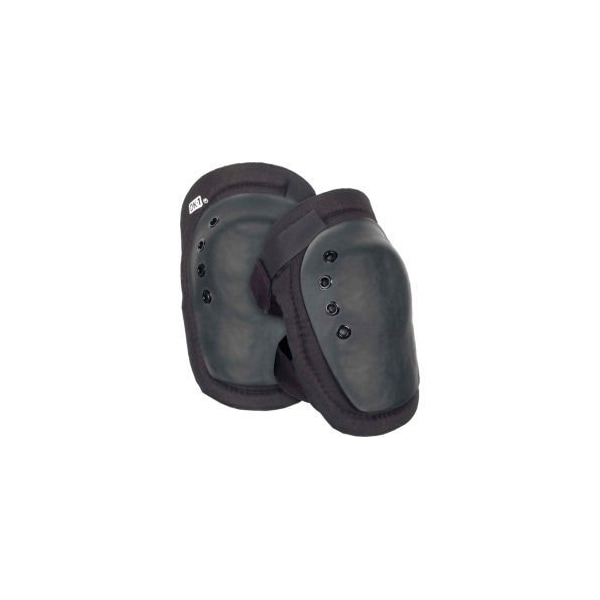 Occunomix Occunomix OK-KP-210 Hard Cap Knee Pad Wide Cap, Hook & Loop Closure, Black, One Size - OK-KP-210