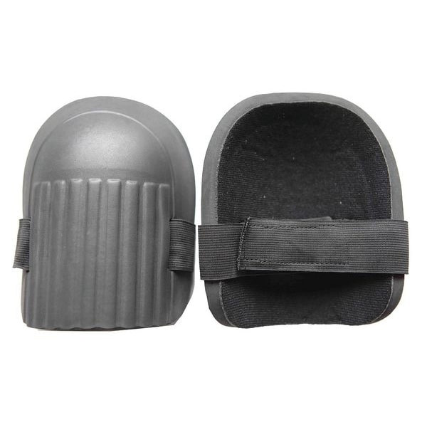 Westward Knee Pad, Non-marring, Foam Pad, Foam Cap, hook-and-loop Closure, 1 Straps, Black, Gray, Universal - 12F689