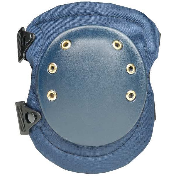 Allegro Industries Knee Pad, Flexible, Foam, Fabric Pad, Rubber Cap, Quick Release Buckle Closure, 2 Straps, Blue - 7103Q