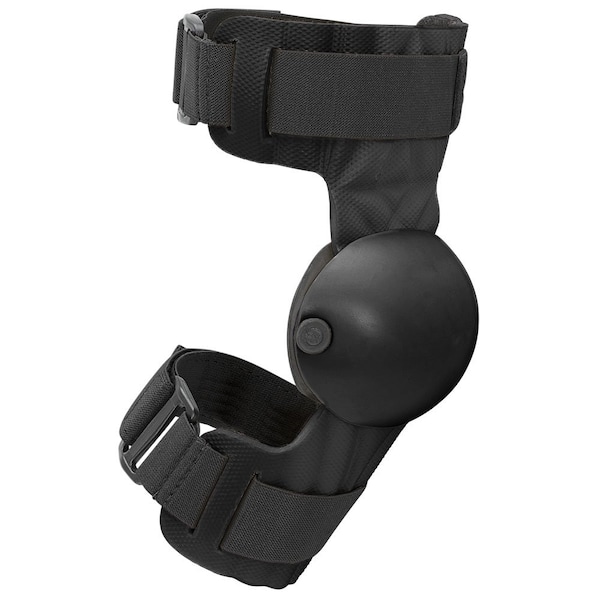 Sellstrom Gel Pad, Quick-Snap Clips Closure, Black/Black with Hi-Viz Orange Grip Strip, Universal - S96410