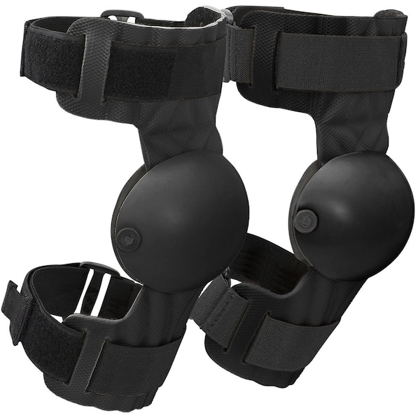 Sellstrom Gel Pad, Quick-Snap Clips Closure, Black/Black with Hi-Viz Orange Grip Strip, Universal - S96410