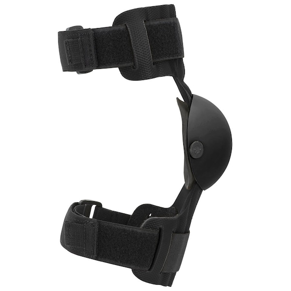 Sellstrom Gel Pad, Quick-Snap Clips Closure, Black/Black with Hi-Viz Orange Grip Strip, Universal - S96410