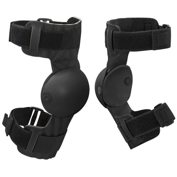 Sellstrom Gel Pad, Quick-Snap Clips Closure, Black/Black with Hi-Viz Orange Grip Strip, Universal - S96410