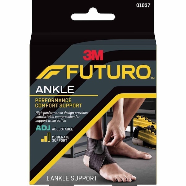 Futuro Ankle Support One Size Fits Most Foot, 12PK - 01037ENR