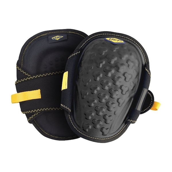 Qep ProMax Gel Knee Pad, One-Size, Foam Cap, EVA Foam Pad, Hook and Loop Closure - 79645