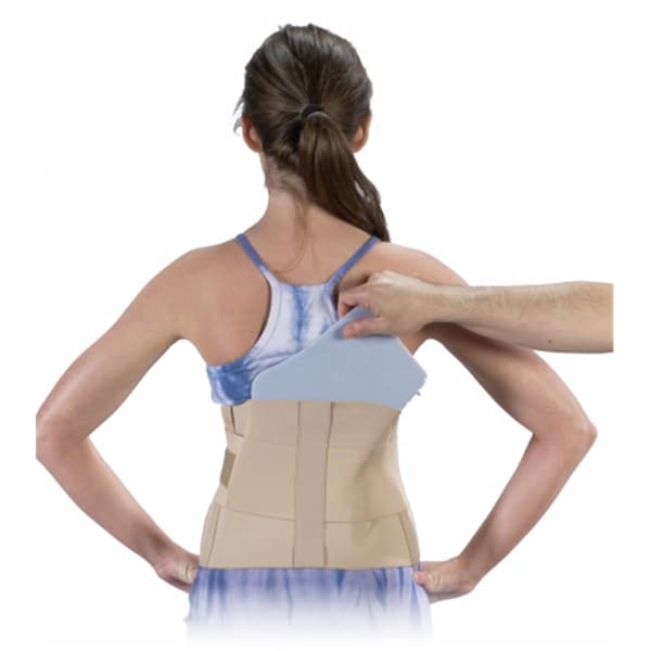 Bilt-Rite Mastex Health -2 9 in. Heavy-Duty Moldable Sacro Support- Beige - Extra Large - 10-11350-XL
