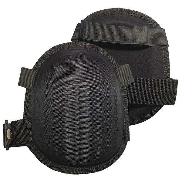 Impacto Knee Pad Inserts, Soft, Gel Pad, Ballistic Nylon Cap, hook-and-loop Closure, 1 Straps, Black - 863-00