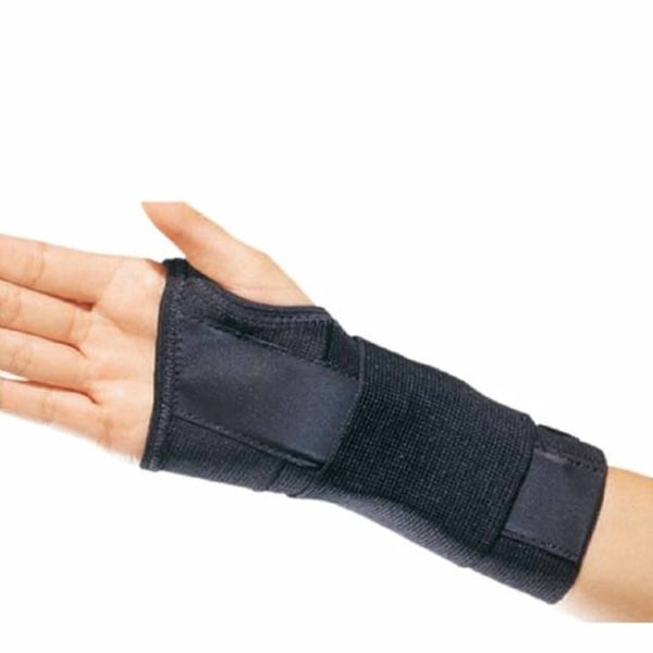 Procare Cts Wrist Brace Contoured Aluminum / Cotton / Elastic Right Hand Black Large - 79-87157