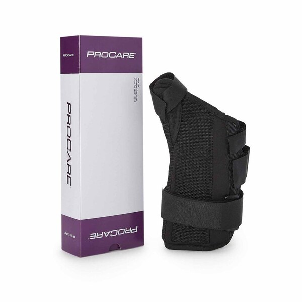 Procare Comfortform Wrist Brace with Abducted Thumb Aluminum / Foam / Spandex / Plastic Left Hand Black Medium - 79-87315