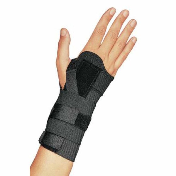 Procare Universal Cts Wrist Brace Aluminum / Elastic Left or Right Hand Black Medium - 79-97015