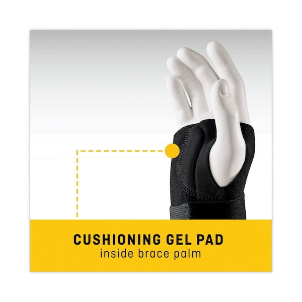 Futuro Energizing Wrist Support, Small/Medium, Fits Right Wrists 5.5 in. to 6.75 in., Black, 12PK - MCO 20060