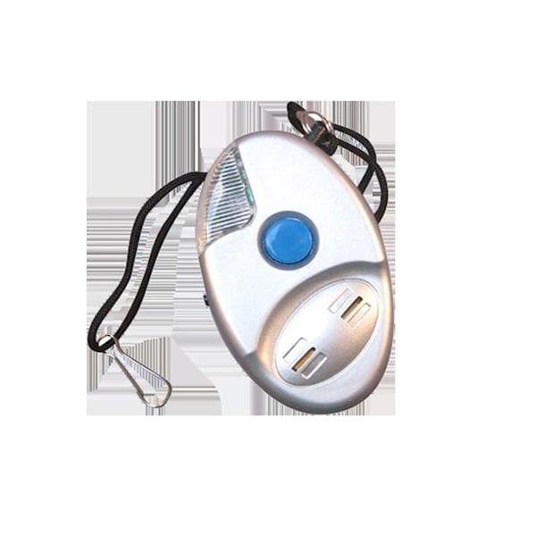 En Route Travelware En Route Travelware 138 12 to 42 in. Personal Alarm Flashlight for Safety - Silver - 138
