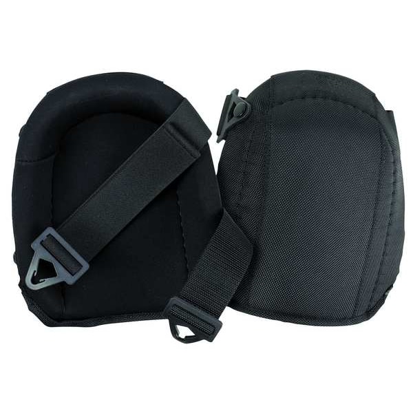 Clc Work Gear Knee Pad, Non-marring, Foam Pad, Fabric Cap, Quick Release Closure, 2 Straps, Black, Universal - 342