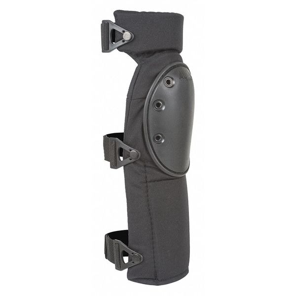 Alta Knee Pad and Shin Guard, Flexible, Foam Pad, Fabric Cap, Clip Closure, 3 Straps, Black, Universal - 52953.00