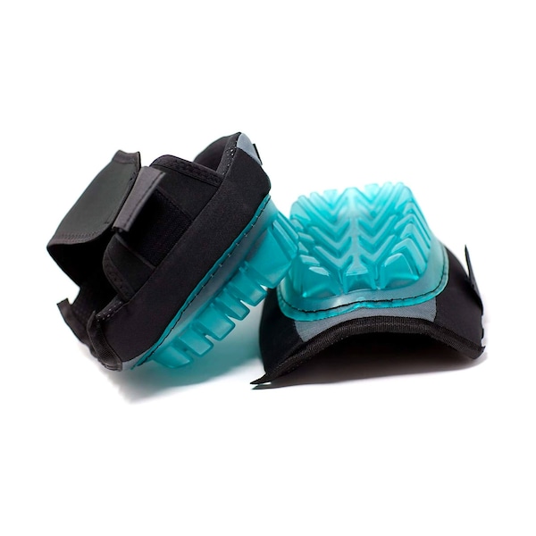 Safe Handler Professional Knee Pads, Superior Gel Cushion, Blue, PR - BLSH-HD-PVC-KP-7BL