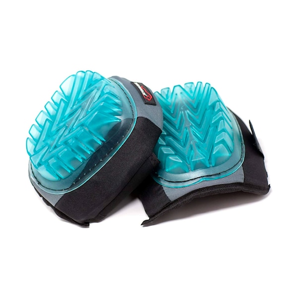Safe Handler Professional Knee Pads, Superior Gel Cushion, Blue, PR - BLSH-HD-PVC-KP-7BL