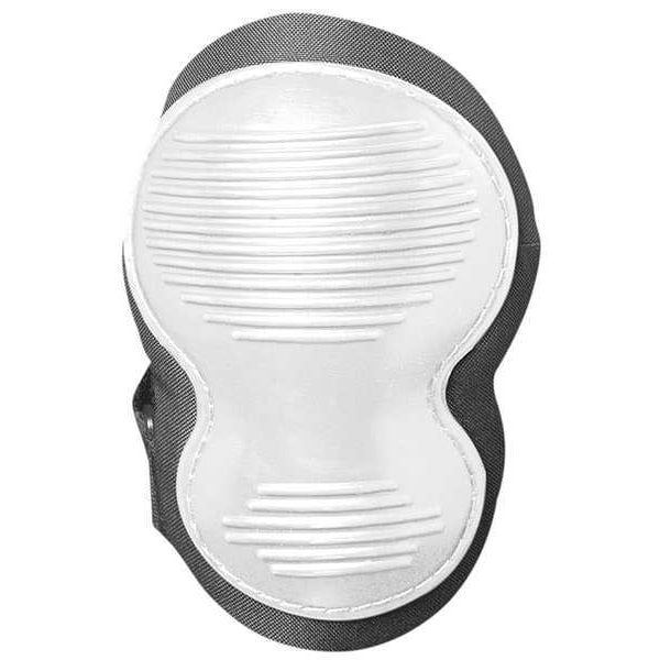 Occunomix Knee Pad, Non-marring, Foam Pad, Rubber Cap, hook-and-loop Closure, 1 Straps, Black, White - 127