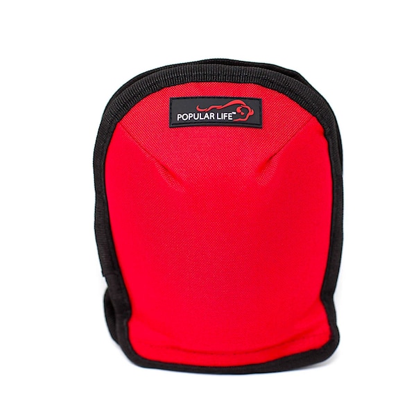 Popular Life Original Washable Home & Gardening Knee Pads, Red, PR - BLPL-ES-XPE-KP-12BKR