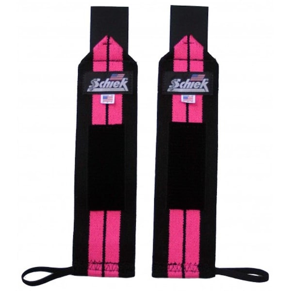 Bookazine 12 in. Pink Womens Wrist Wraps - TI124181