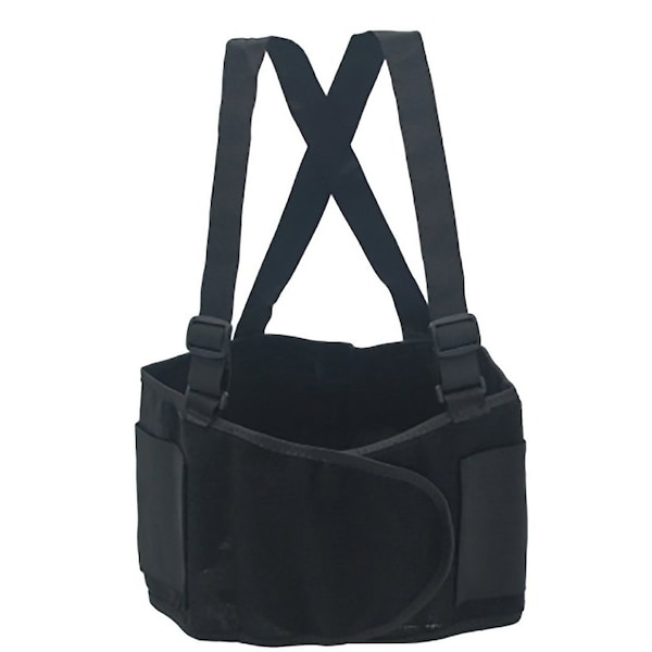 Bucket Boss Back Support Belt, XL, 46 to 56 in Waist, Elastic/Mesh, Black - 56001