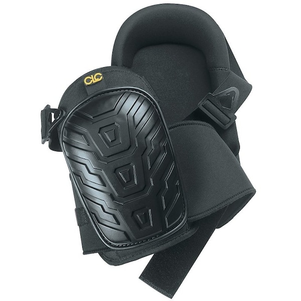 Clc Work Gear Non-Skid Ultra-Terrain Knee Pad, Polyester Cap, EVA Foam Pad, Buckle Closure - 345