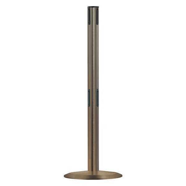 Tensabarrier Receiver Post, 38 In H, Satin Chrome - 889T2U-3S-3S-RCV