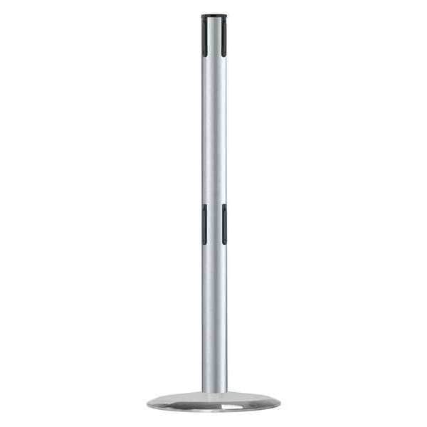 Tensabarrier Receiver Post, 38 In H, Satin Chrome - 889T2U-1S-1S-RCV