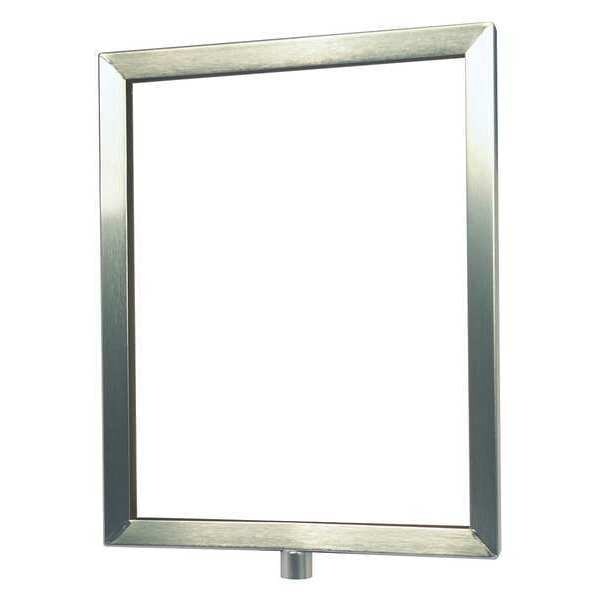 Lawrence Metal Acrylic Sign, Satin Chrome, 14 in. L - FRAME-NOSC-1S-1114HD-V