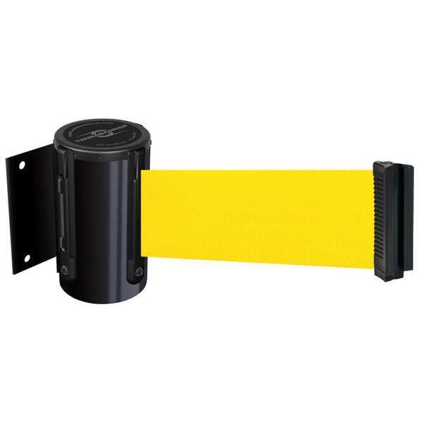 Tensabarrier Belt Barrier, Black, Belt Color Yellow - 896-STD-33-MAX-NO-Y5X-C