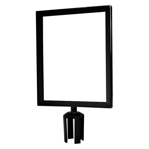 Tensabarrier Sign Frame, 14 x 11 In, Black - FRAME-HDSC-33-1114HD-V