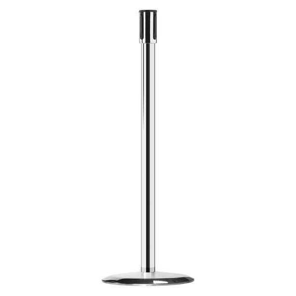 Tensabarrier Receiver Post, 38 In H, Polished Chrome - 890U-1P-1P-1P-RCV
