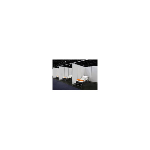 Professional Plastics White Expanded PVC Patient Barrier, 0.394 Thick, 24 X 48 - PATIENT-BARRIER.394WHTEXPVC-24X48