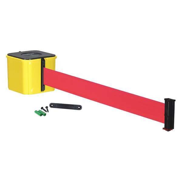 Retracta-Belt Retractable Belt Barrier, 30 ft., Red - WM412YW30-RD-RE