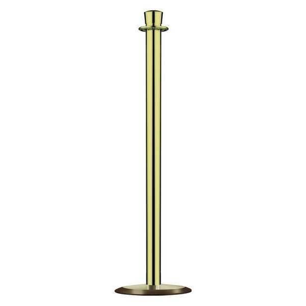Lawrence Metal Urn Top Rope Post, Satin Brass - 310U-2S-NOT