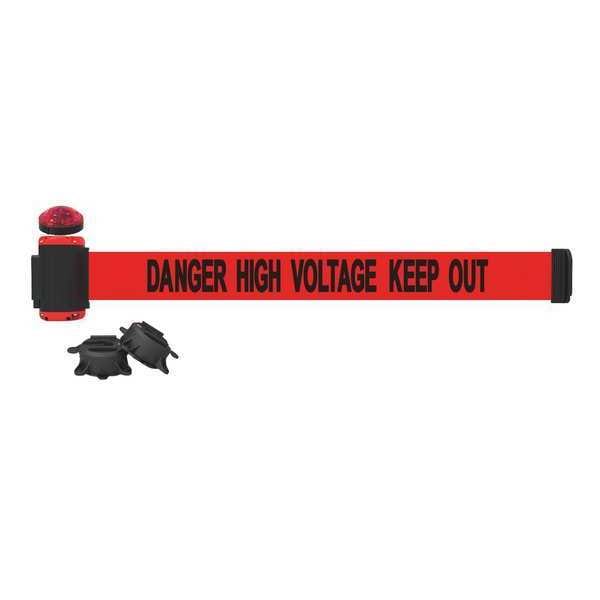 Banner Stakes Belt Barrier, Yellow/Black Stripe Belt - MH7009L