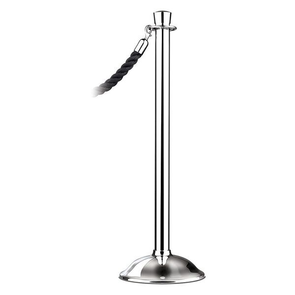 Lawrence Metal Urn Top Post, Polished Chrome, 38-1/2in. H - 310T-1P-TAP