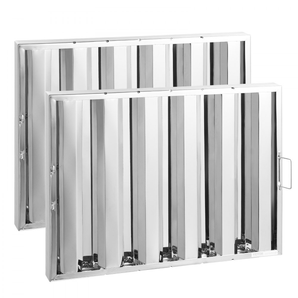 VEVOR 24.5Wx19.5H Inch Commercial Hood Filter Range Hood Baffle Stainless Steel - SYYYZLYQ2520QOXTYV0