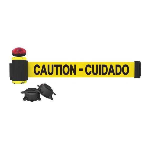 Banner Stakes Belt Barrier, Matte, Yellow Belt - MH7002L